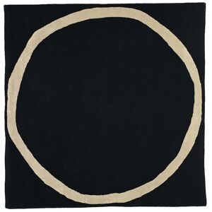 Nanimarquina - Aros Square Teppich Schwarz 200 X 200 Cm - schwarz - 200 x 200 cm