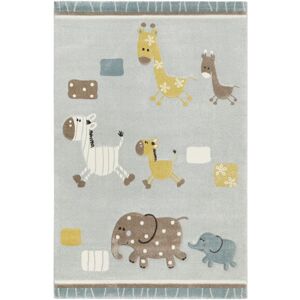 Esprit Lucky Zoo 2.0 Kinderteppich - hellblau - 200x290 cm