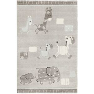 Esprit Lucky Zoo 2.0 Kinderteppich - grau - 120x170 cm