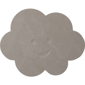 Lind DNA CLOUD Nupo KIDS Glasuntersetzer - light grey - 1 Stück - Ø 12 cm, 9x11x0,16 cm