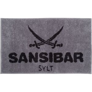 Sansibar Sylt Badvorleger - anthrazit/silber - 60x100 cm