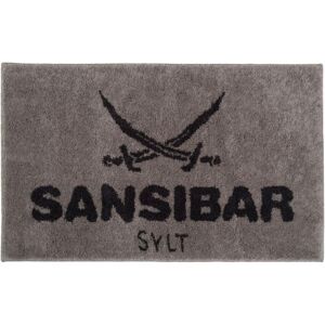 Sansibar Sylt Badvorleger - anthrazit/taupe - 60x100 cm