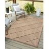 Teppich MYFLAIR MÖBEL & ACCESSOIRES "Amara" Teppiche Gr. B/L: 240 cm x 320 cm, 8 mm, 1 St., beige Esszimmerteppiche Uni Farben, Hoch-Tief Effekt, Outdoor geeignet, Balkon, Terrasse