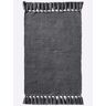 Teppich HEINE HOME Teppiche Gr. B/L: 2 x 70 cm x 140 cm + 1 x 70 cm x 330 cm, 3 mm, 3 St., grau Baumwollteppiche