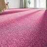 ANDIAMO Teppichboden "Kräuselvelours Ines" Teppiche Uni Farben, Breite 400 cm, strapazierfähig & pflegeleicht Gr. B/L: 400 cm x 450 cm, 8,5 mm, 1 St., lila (flieder) Teppichboden