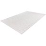 Teppich ANDAS "Conni" Teppiche Gr. B/L: 120 cm x 160 cm, 20 mm, 1 St., weiß (weiß, creme) Esszimmerteppiche retro, Wohnzimmer