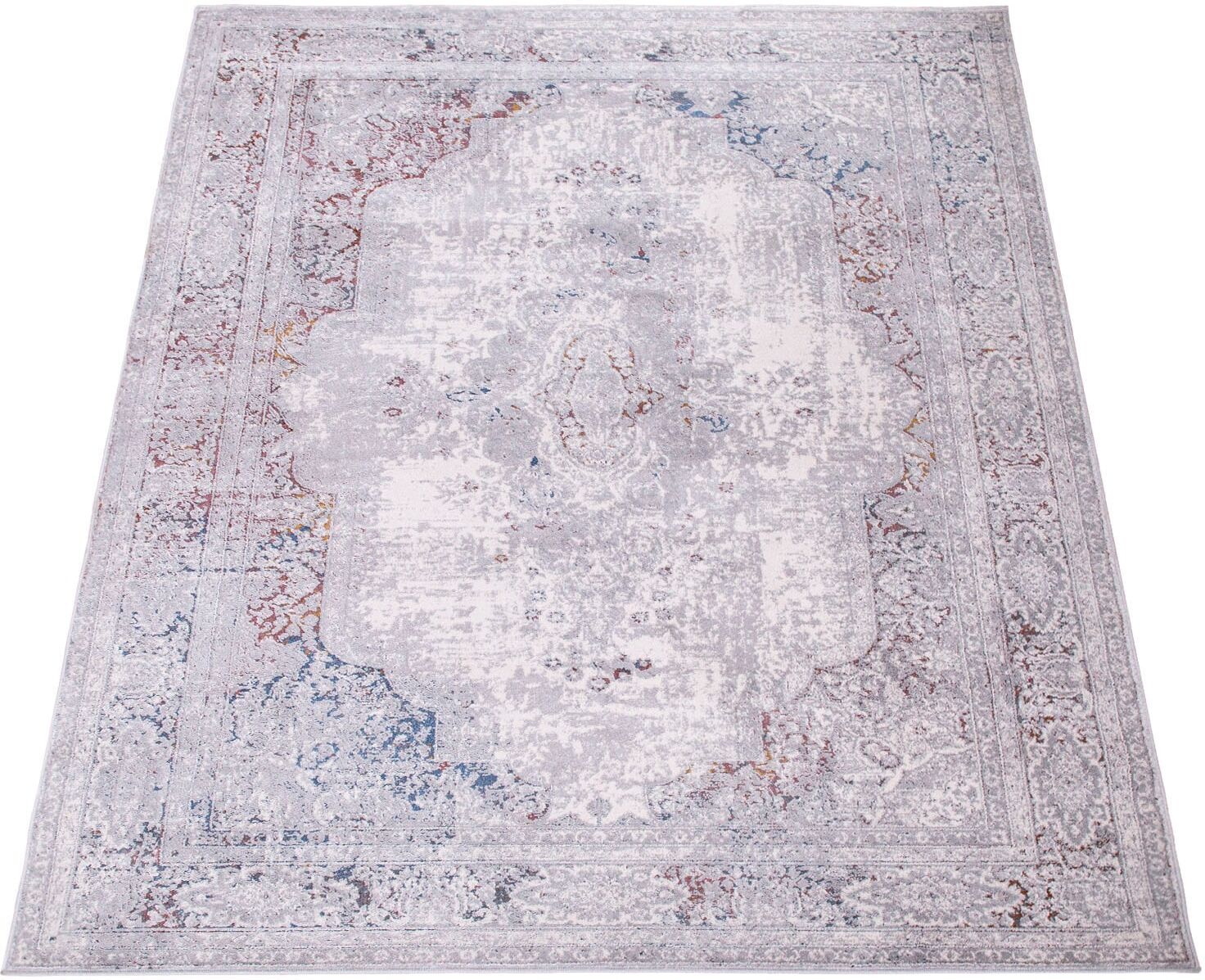 Teppich PACO HOME "Calabria 581" Teppiche Gr. B/L: 160 cm x 230 cm, 14 mm, 1 St., bunt (mehrfarbig) Orientalische Muster Kurzflor, Orient-Optik, Vintage Design