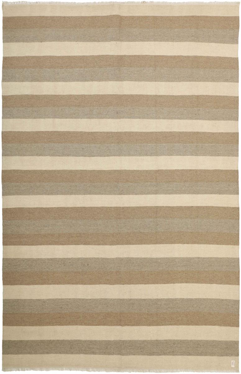 Nain Trading Kelim Fars 299x189 Beige/Dunkelbraun (Wolle, Persien/Iran, Handgewebt)