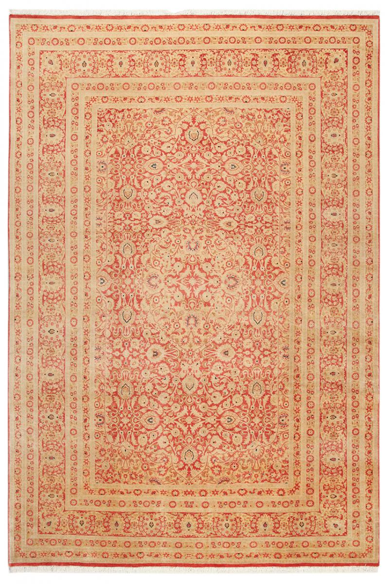 Nain Trading Echter Teppich Ziegler Farahan Arijana 278x187 Beige/Rosa (Wolle, Pakistan, Handgeknüpft)