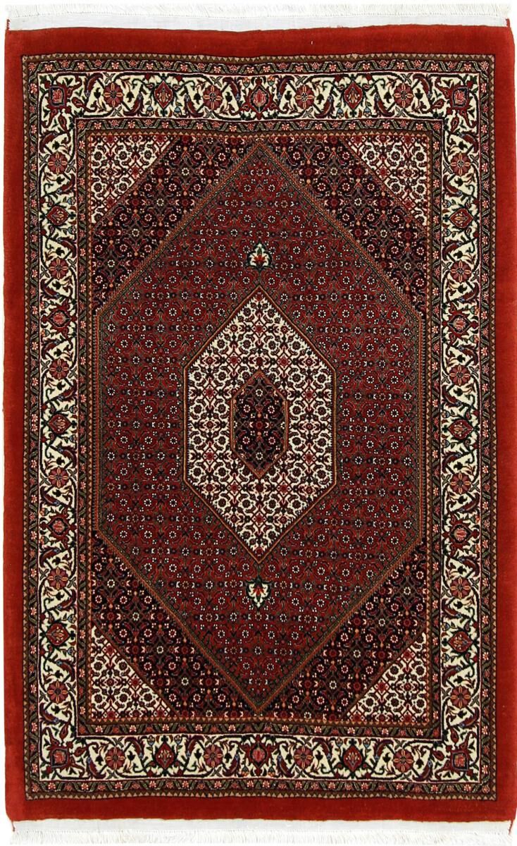 Nain Trading Persischer Bidjar Teppich 159x107 Dunkelbraun/Dunkelrot (Wolle, Persien/Iran, Handgeknüpft)