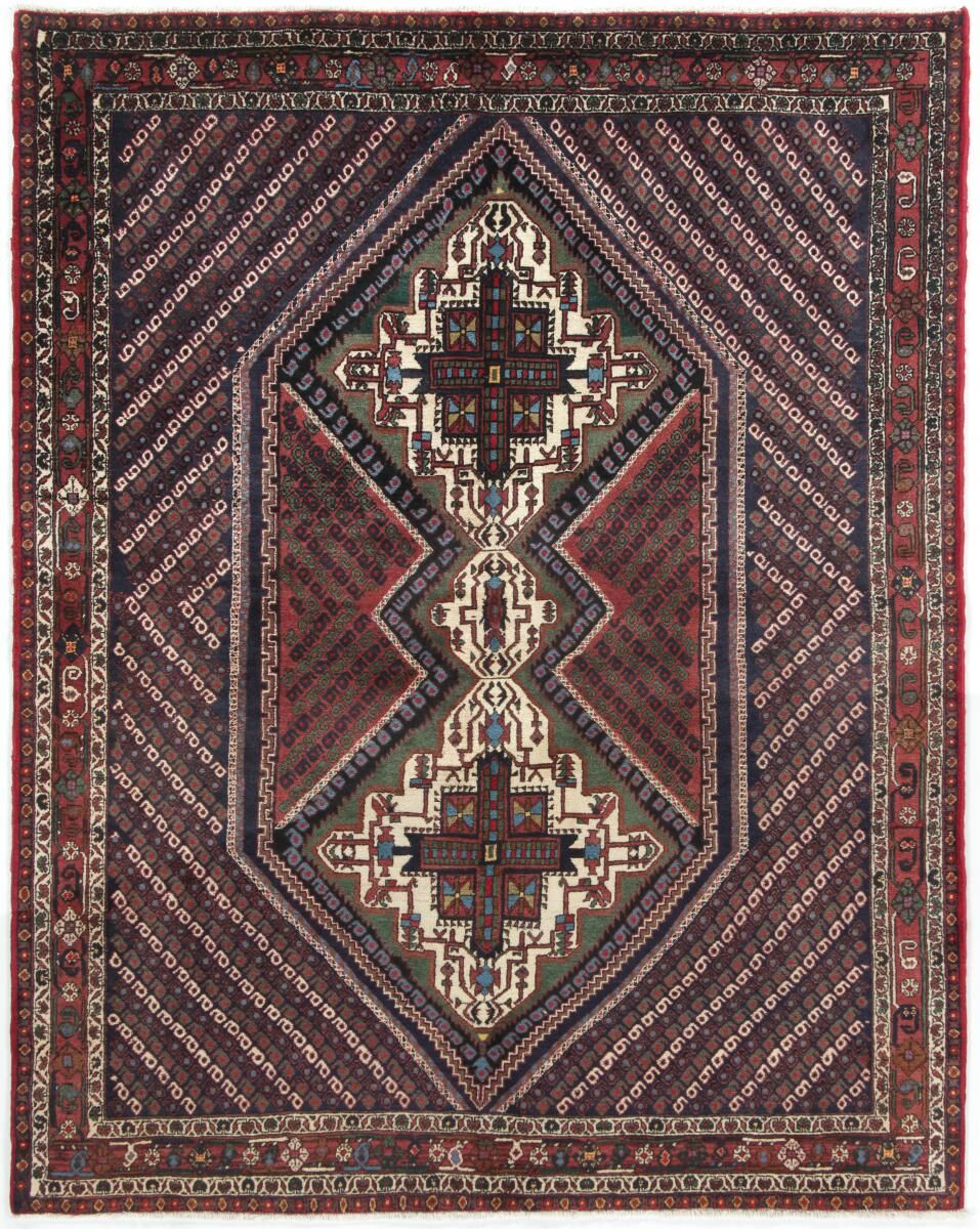 Nain Trading Perserteppich Afshar / Sirjan 207x159 Dunkelgrau/Dunkelbraun (Handgeknüpft, Persien/Iran, Wolle)