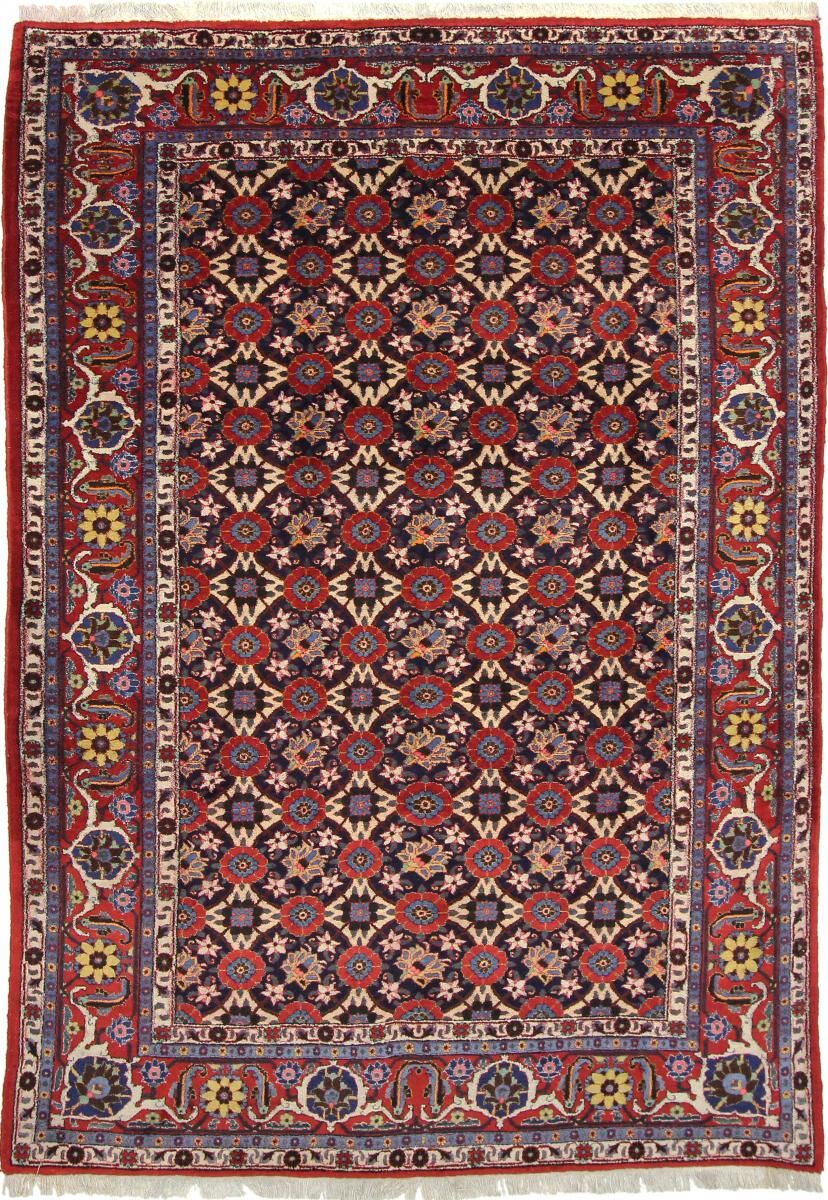 Nain Trading Persischer Waramin Teppich 303x213 Dunkelbraun/Rost (Wolle, Persien/Iran, Handgeknüpft)
