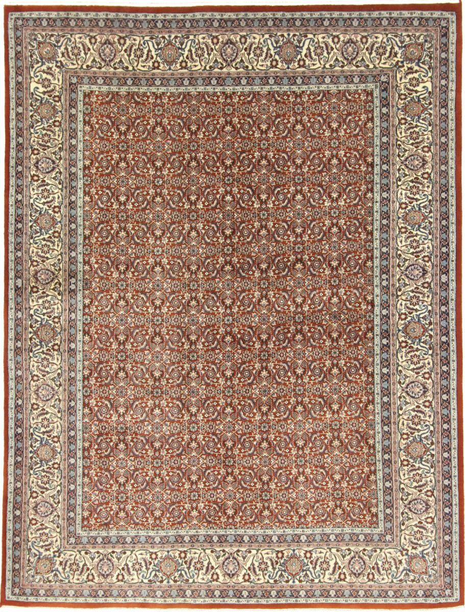 Nain Trading Perserteppich Moud 269x201 Beige/Braun (Handgeknüpft, Persien/Iran, Wolle mit Seide)