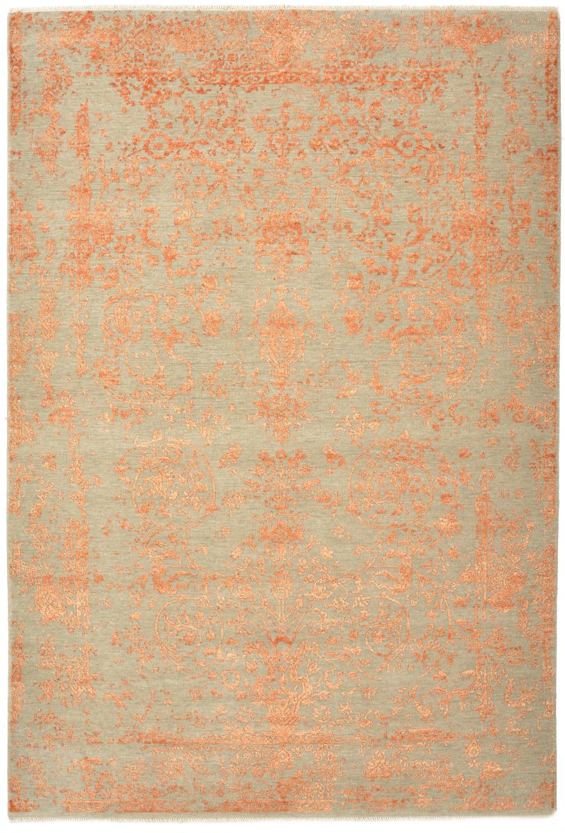Nain Trading Echter Teppich Sadraa 239x164 Beige/Rosa (Wolle mit Bambus-Seide, Indien, Handgeknüpft)