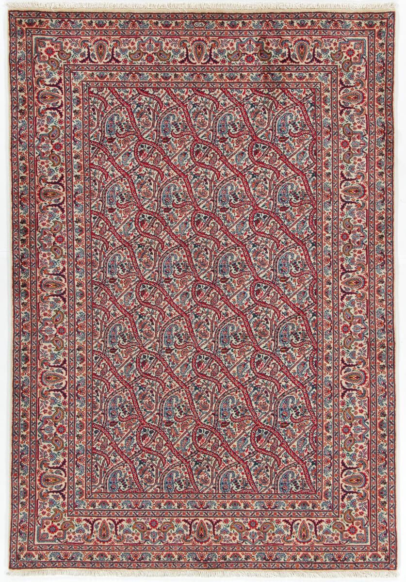 Nain Trading Handgeknüpfter Teppich Täbriz Antik 207x142 Beige/Dunkelbraun (Wolle, Persien/Iran)