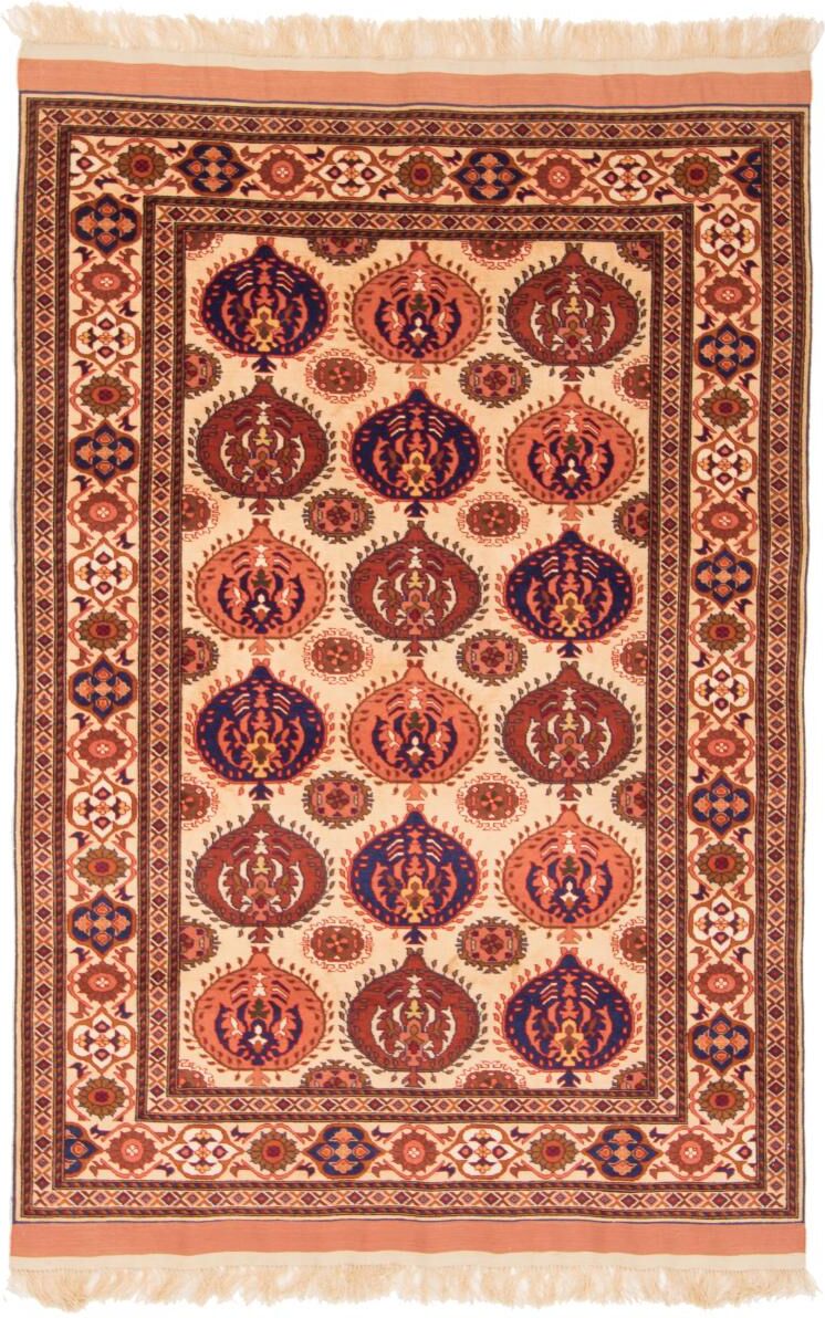 Nain Trading Echter Teppich Afghan Mauri Kabul 163x116 Braun/Orange (Wolle mit Seide, Afghanistan, Handgeknüpft)