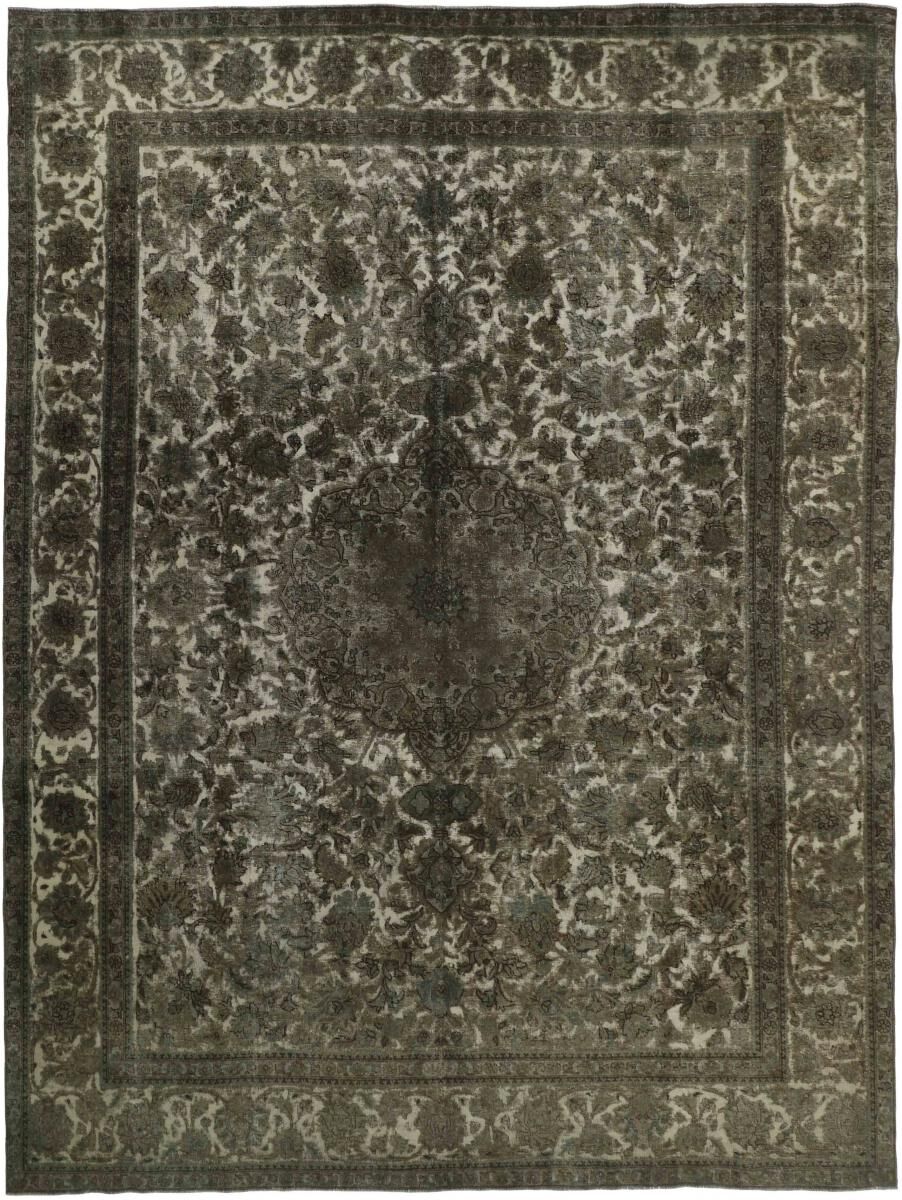 Nain Trading Persischer Vintage Royal Teppich 388x295 Dunkelgrau/Dunkelbraun (Wolle, Persien/Iran, Handgeknüpft)