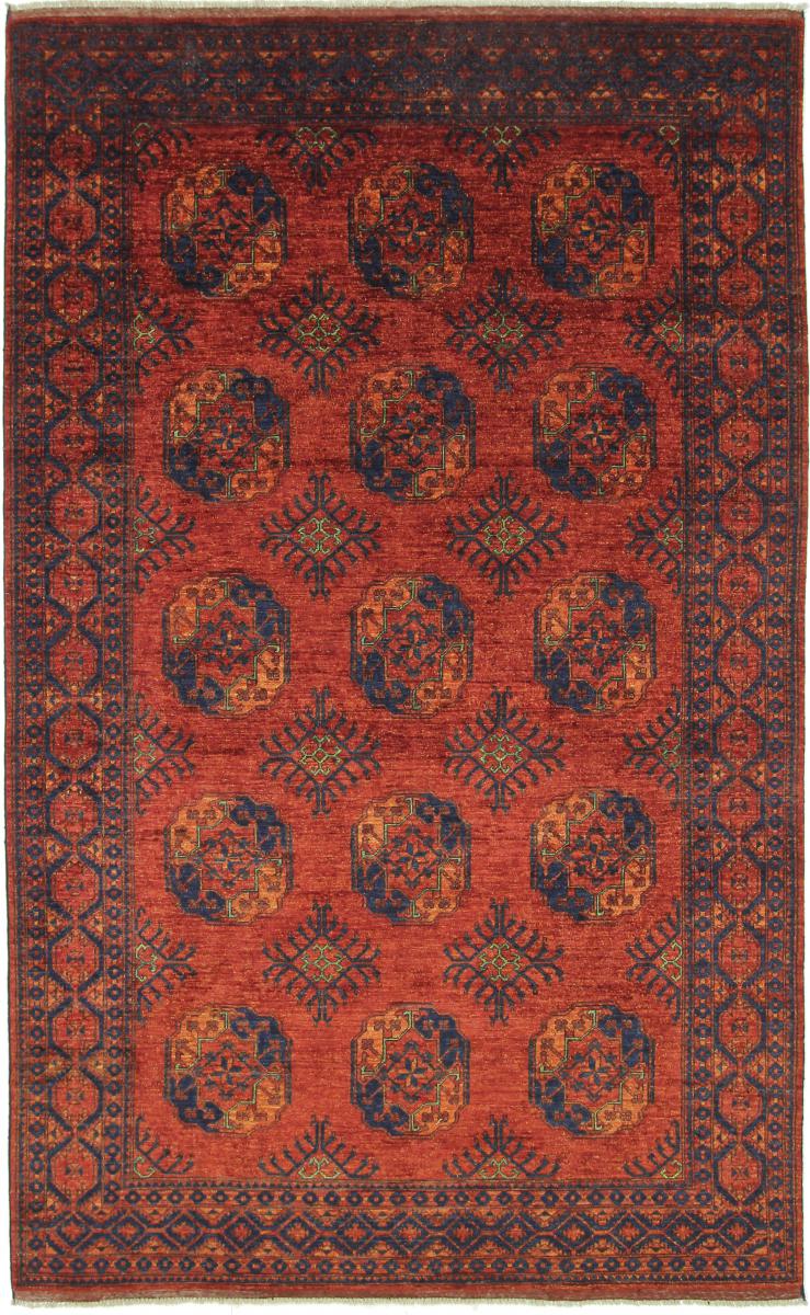 Nain Trading Echter Teppich Afghan Ersari 321x201 Braun/Orange (Wolle, Afghanistan, Handgeknüpft)
