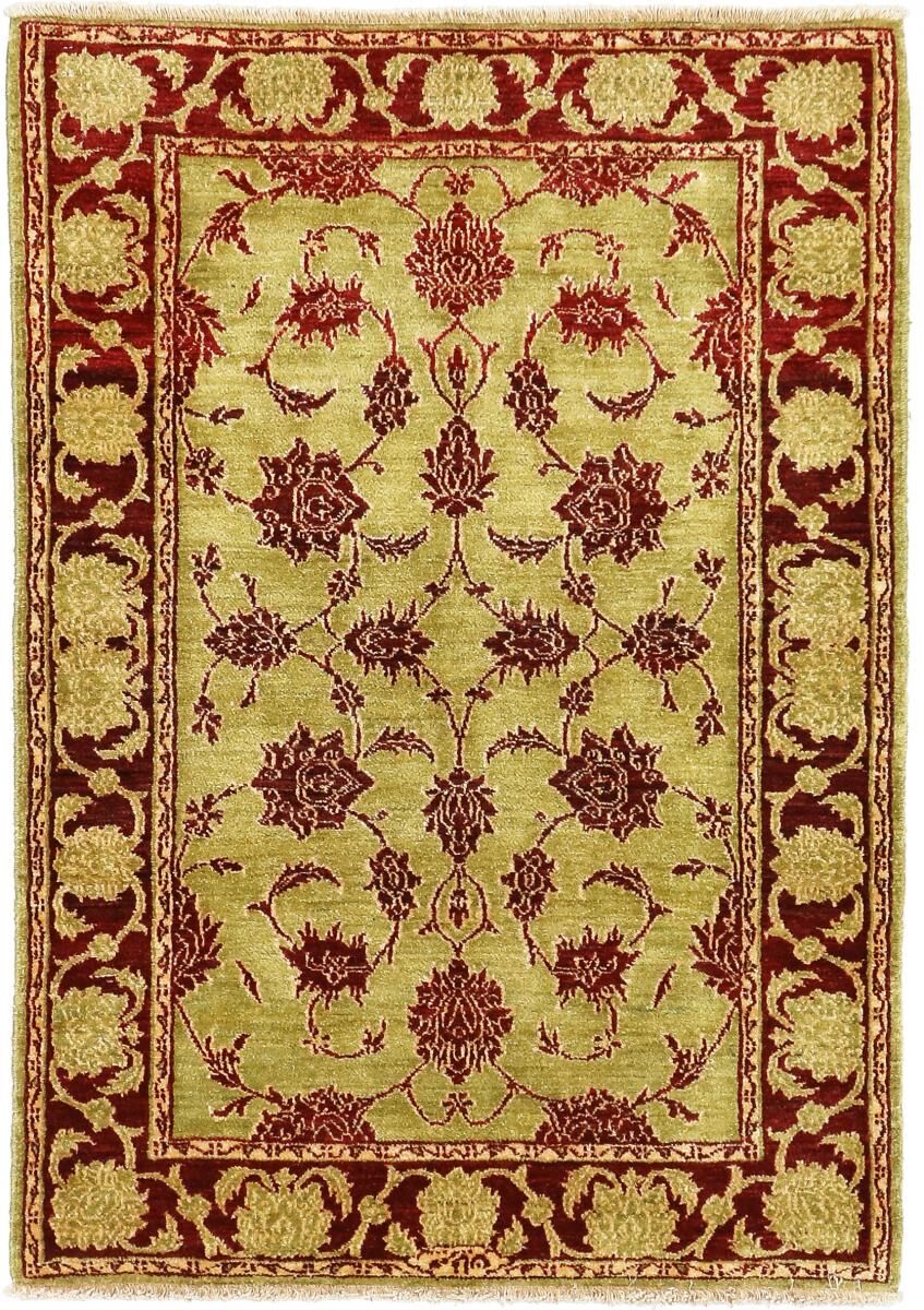Nain Trading Isfahan Modern 139x99 Rost/Olivgrün (Wolle, Persien/Iran, Handgeknüpft)