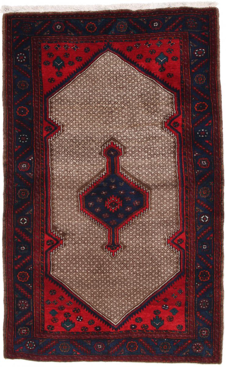 Nain Trading Persischer Täbriz Teppich 207x127 Dunkelgrau/Dunkelbraun (Wolle, Persien/Iran, Handgeknüpft)