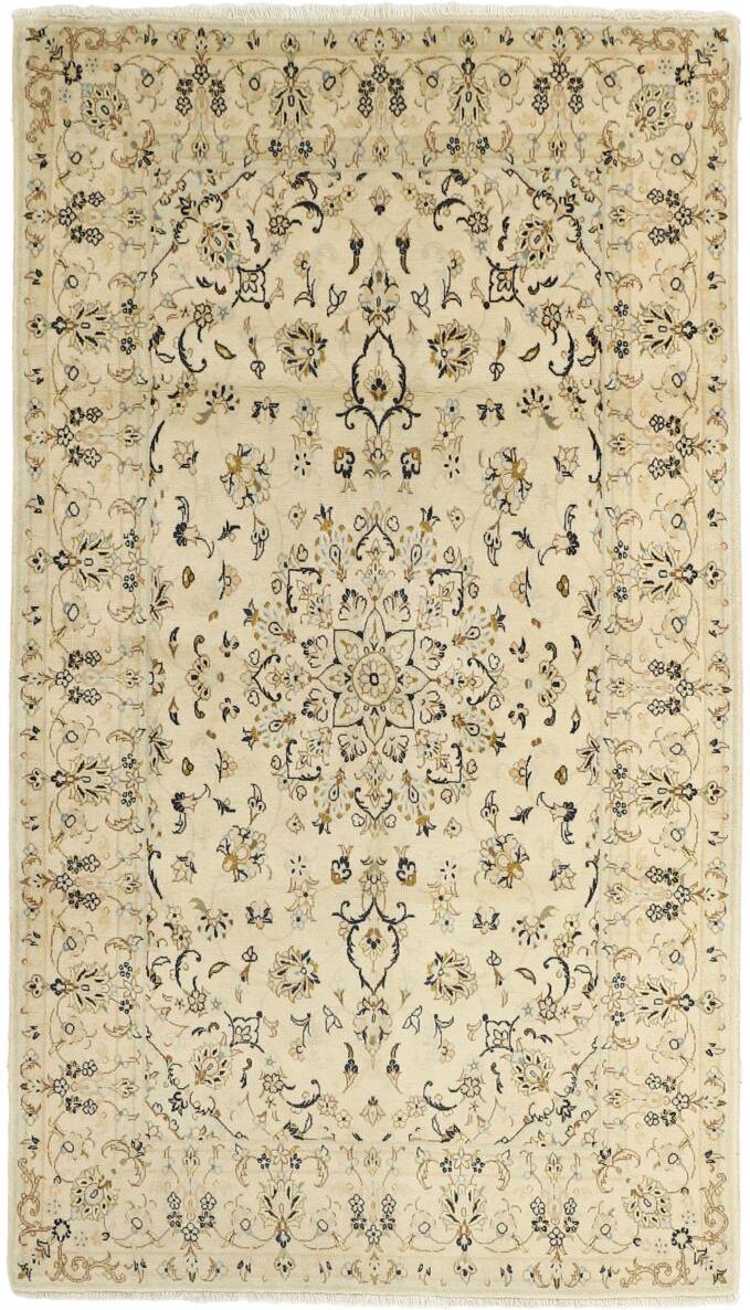 Nain Trading Perserteppich Keshan 245x137 Beige (Handgeknüpft, Persien/Iran, Wolle)