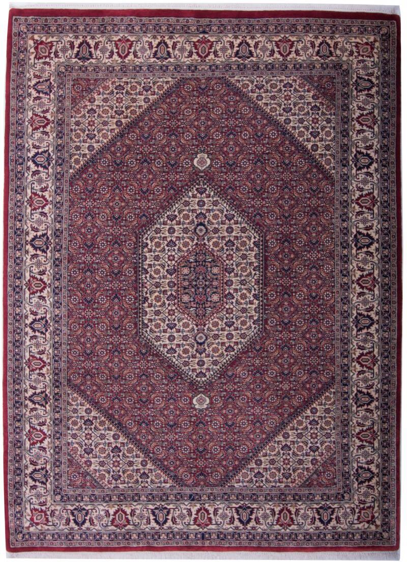 Nain Trading Orientalischer Indo Bidjar Teppich 248x180 Dunkelgrau/Lila (Indien, Wolle, Handgeknüpft)