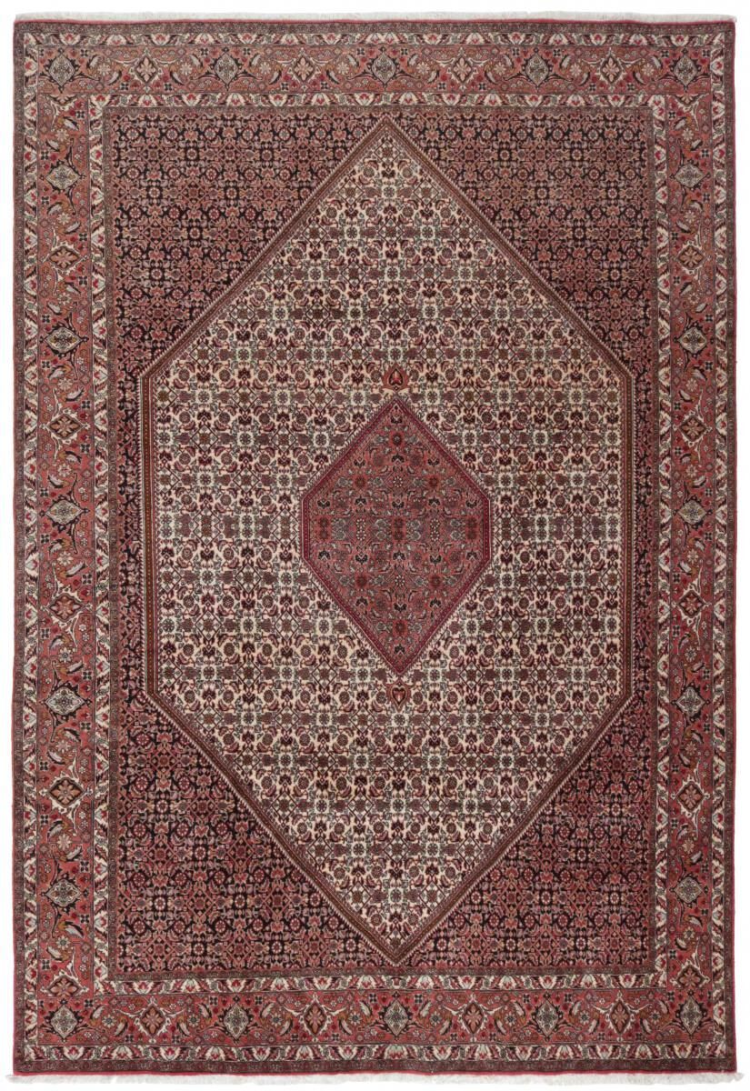 Nain Trading Orientalischer Bidjar Teppich 355x249 Dunkelbraun/Lila (Persien/Iran, Wolle, Handgeknüpft)