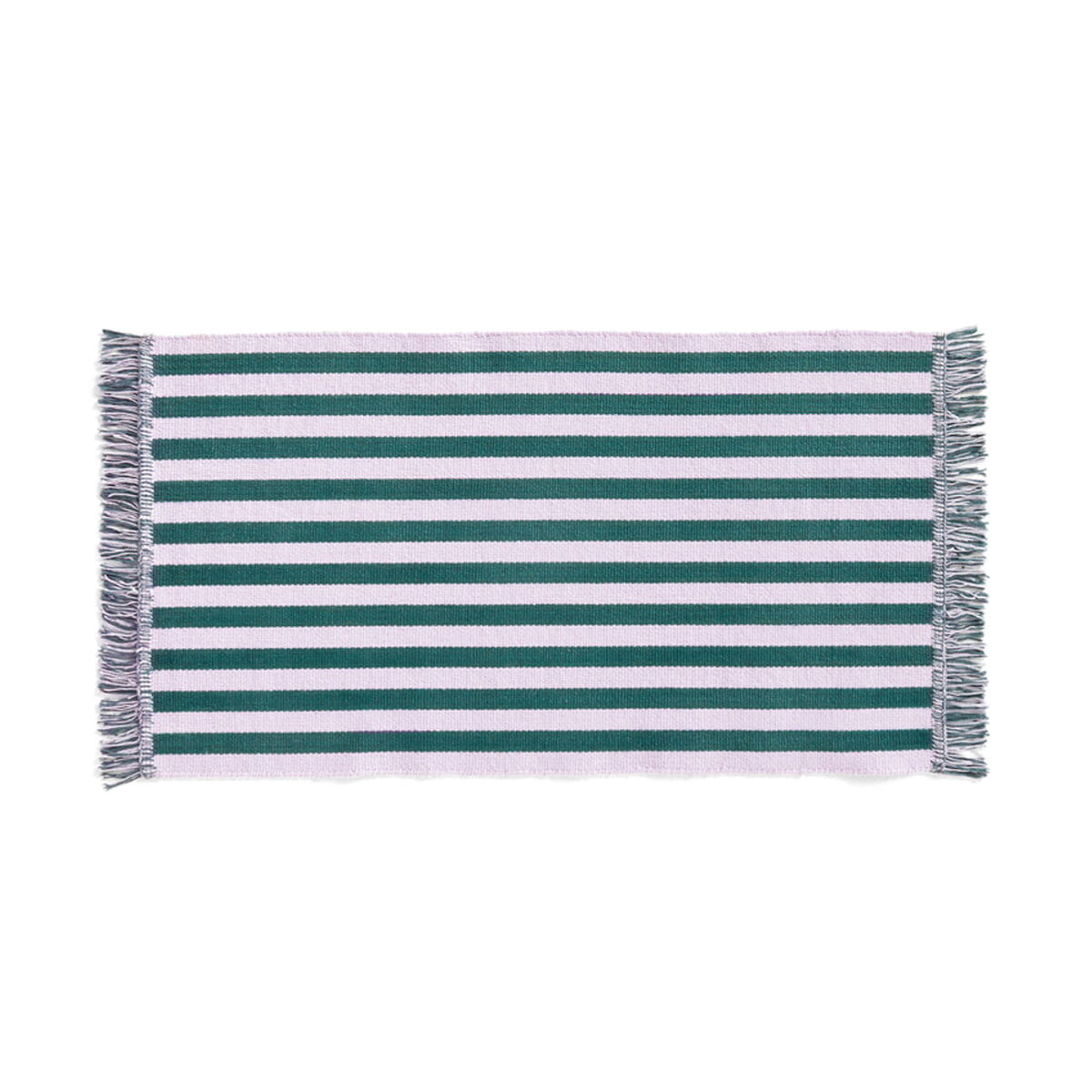 HAY - Stripes Fußmatte, 52 x 95 cm, lavender field