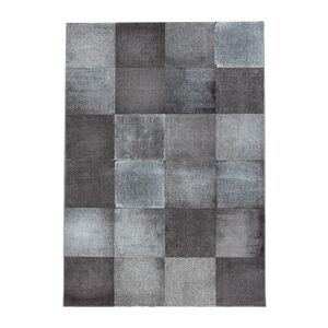Costa Kortluvet tæppe Abstrakt Bølge - Brun - 160x230