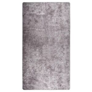 vidaXL tæppe 190x300 cm skridsikkert og vaskbart grå