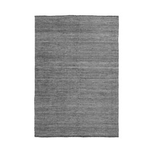Homeshop Håndvævede tæppe i grafit grå flad vævning 160x230 cm - 39811150