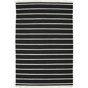 RugVista Dorri Stripe Tæppe - Sort / Hvid 220x320