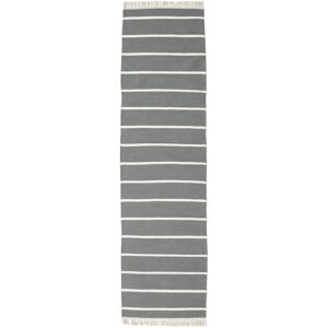 RugVista Dorri Stripe Tæppe - Grå 80x300