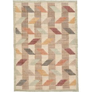 RugVista Flakes Jute Tæppe - Beige / Multicolor 140x200