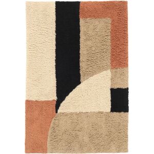 RugVista Cadiz bademåtte - Beige / Terrakotta 60x90