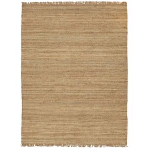 RugVista Solista Plain Jute Tæppe - Beige 250x350