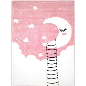 Carpet City Børnetæppe Moon Bueno 1314 Pink 160x230 Cm