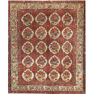 Håndknyttet. Oprindelse: Persia / Iran Orientalsk Bakhtiar Patina Taeppe Tæppe 325X380 Brun/Beige Stort (Uld, Persien/Iran)