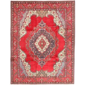 Håndknyttet. Oprindelse: Persia / Iran Ægte Tæppe Tabriz 255X334 Rød/Beige Stort (Uld, Persien/Iran)