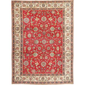 Håndknyttet. Oprindelse: Persia / Iran Tabriz Patina Taeppe Tæppe 245X335 Rød/Beige (Uld, Persien/Iran)