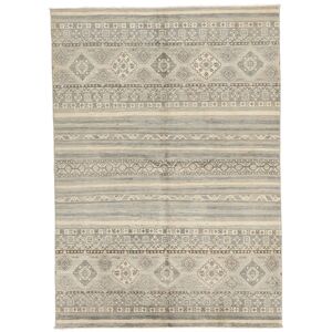 Håndknyttet. Oprindelse: Afghanistan Orientalsk Kazak Fine Taeppe Tæppe 168X235 Beige/Orange (Uld, Afghanistan)