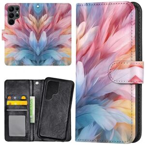 Samsung Galaxy S22 Ultra - Mobilcover/Etui Cover Feathers