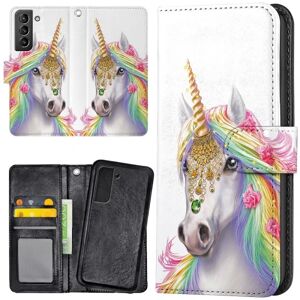Samsung Galaxy S21 - Mobilcover/Etui Cover Unicorn/Enhjørning