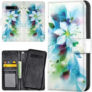 Samsung Galaxy S10 - Mobilcover/Etui Cover Blomst