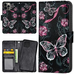 Apple iPhone 14 Pro - Mobilcover/Etui Cover Sommerfugle