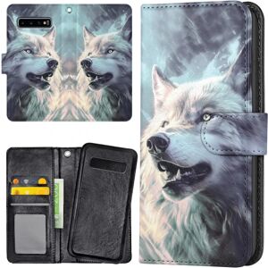 Samsung Galaxy S10 Plus - Mobilcover/Etui Cover Wolf