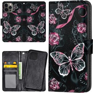 Apple iPhone 13 Pro - Mobilcover/Etui Cover Sommerfugle