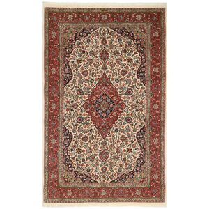 Håndknyttet. Oprindelse: Persia / Iran Ilam Sherkat Farsh silke Tæppe 135x218