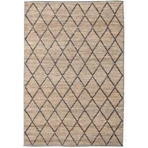 RugVista Serena Jute Tæppe - Beige / Sort 300x400