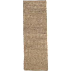 RugVista Siri Jute Tæppe - Beige / Crème beige 80x250